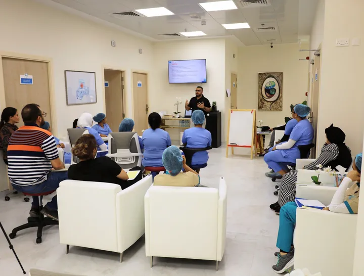 An on-site team workshop